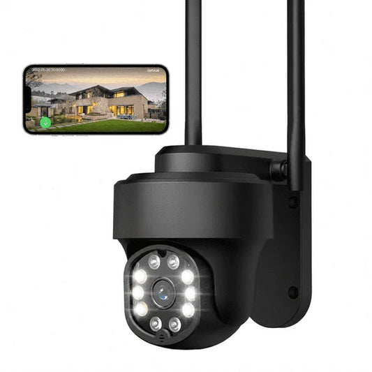 Security Cameras Wireless Wi-Fi,  360° View Home Surveillance Outdoor Cameras, Only 2.4G Wifi