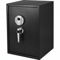 Biometric Safe Designed for Secure Storage, 1.45 Cu Ft Capacity, 120 Fingerprint Memory, Steel Construction