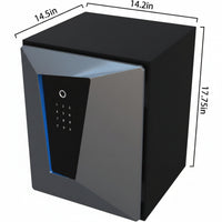Y-Series Fingerprint Fireproof Smart Safe Box, Security Box with Key, 2.1 Cubic, Safety Box for Home Office (2.1 Cubic Feet Fireproof-45Ff)