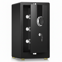 Biometric Safe Built for Secure Storage, 5.5 Cuft Capacity, Fingerprint & Keypad Access, Heavy-Duty Steel